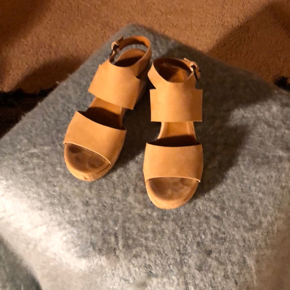 Coclico  Cork wedge in tan